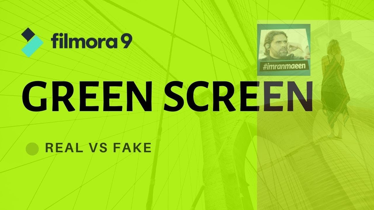 filmora 9 green screen tutorial