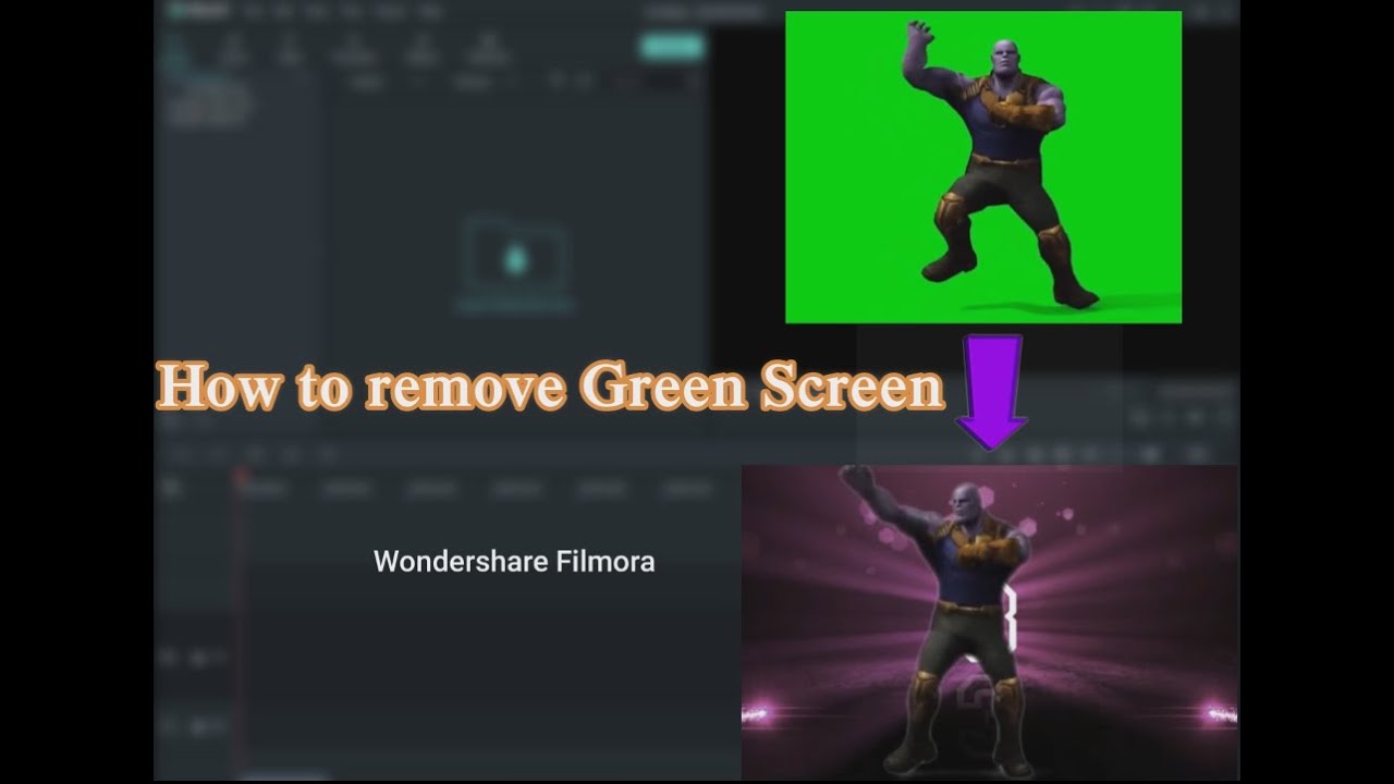 filmora 9 green screen tutorial